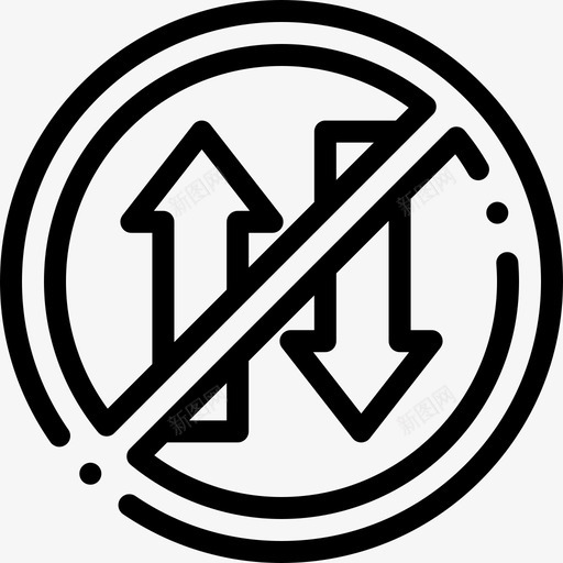 优先交通标志13线形图标svg_新图网 https://ixintu.com 交通标志13 优先 线形