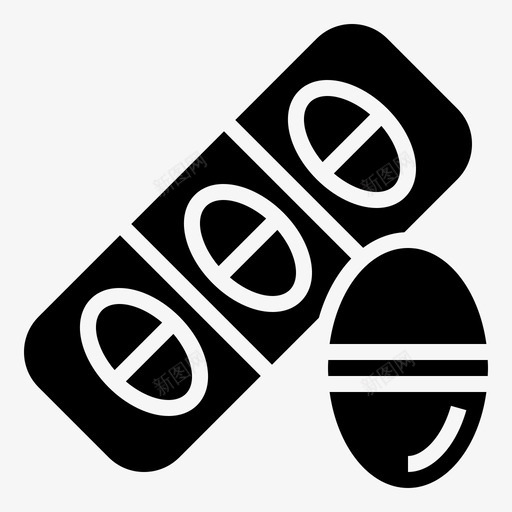 止痛药阿斯匹林药物图标svg_新图网 https://ixintu.com 止痛药 药片 药物 阿斯匹林 齿状