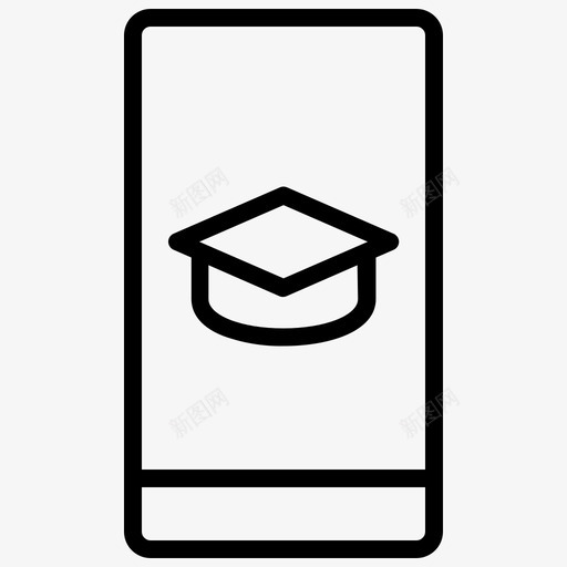网上学习学习教育图标svg_新图网 https://ixintu.com 学习 教育 网上