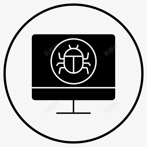 错误缺陷互联网图标svg_新图网 https://ixintu.com 互联网 垃圾 填充 病毒 缺陷 计算机 邮件 错误