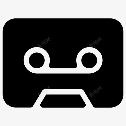 盒式磁带电子邮件信息图标svg_新图网 https://ixintu.com 信息 电子邮件 电子邮件2固体 盒式磁带 语音
