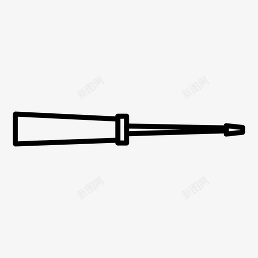 螺丝刀制造修理图标svg_新图网 https://ixintu.com 修理 制造 工具 螺丝刀