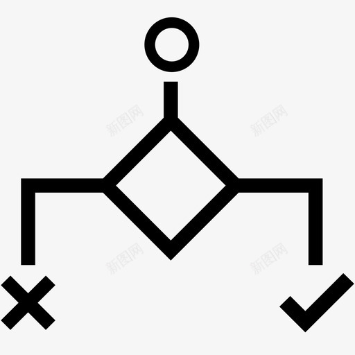 条件选择其他图标svg_新图网 https://ixintu.com 其他 工作流 条件 流程图 策略 选择