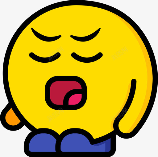 恼火情绪化的人4线条色彩图标svg_新图网 https://ixintu.com 恼火 情绪化的人4 线条色彩