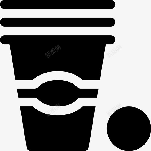 塑料杯酒吧67装满图标svg_新图网 https://ixintu.com 塑料 装满 酒吧