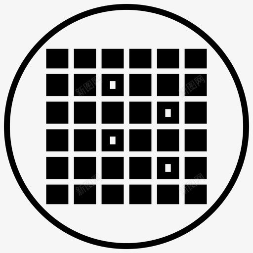 网格列数据源图标svg_新图网 https://ixintu.com excel 填充 数据库 数据源 网格