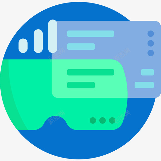 Vr在线学习41扁平图标svg_新图网 https://ixintu.com Vr 在线学习 扁平