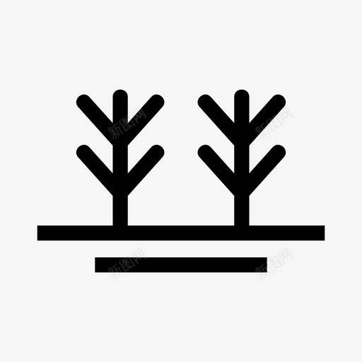 干旱沙漠土地图标svg_新图网 https://ixintu.com 土地 干旱 沙漠 自然
