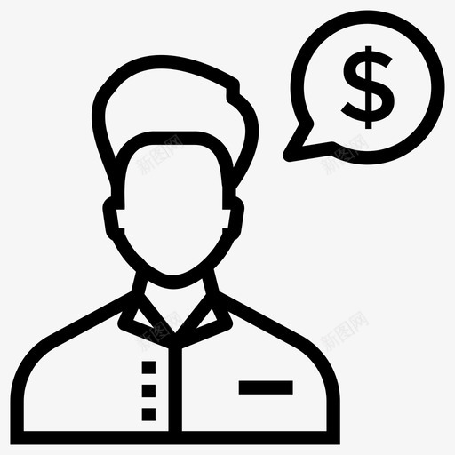 投资人男性化身投资人资本家图标svg_新图网 https://ixintu.com 储蓄 化身 向量 基金 投资 投资人 男性 男性化 经理 股东 资本家