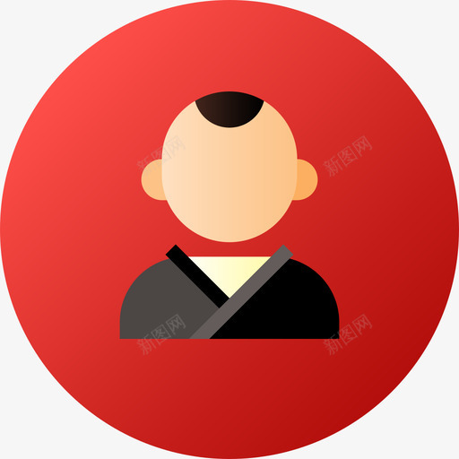 日语文化化身8渐变图标svg_新图网 https://ixintu.com 化身 文化 日语 渐变