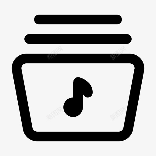 唱片集音频音乐图标svg_新图网 https://ixintu.com 唱片 播放列表 播放器 片集 音乐 音频