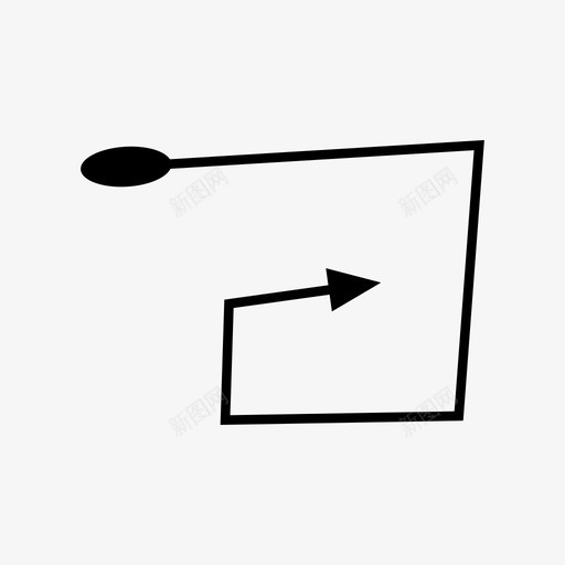 箭头方向射击图标svg_新图网 https://ixintu.com 射击 方向 箭头