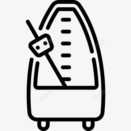 节拍器音乐多媒体线性图标svg_新图网 https://ixintu.com 多媒体 线性 节拍器 音乐