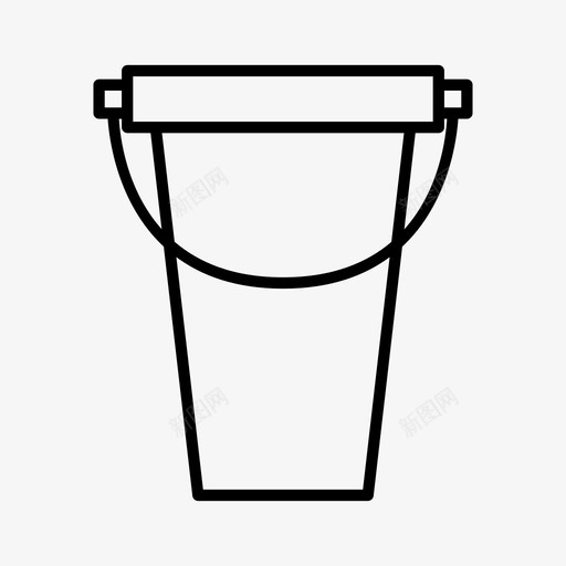 采购产品园艺工具园艺工具水桶图标svg_新图网 https://ixintu.com 园艺工具 景观设备 水分配 水容器 水桶 采购产品园艺工具