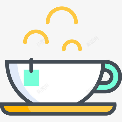 博客双色杯图标svg_新图网 https://ixintu.com 博客 双色杯