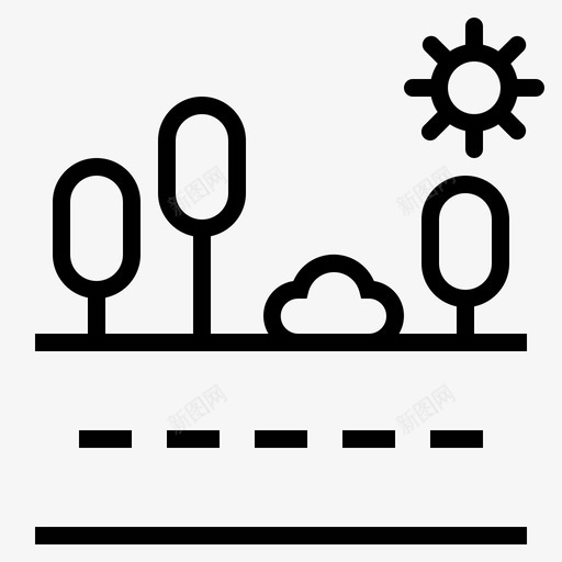 道路城市路线图标svg_新图网 https://ixintu.com 城市 旅行 街道 路线 道路