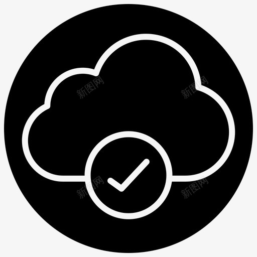 云安全受保护的服务安全的服务图标svg_新图网 https://ixintu.com 保护 安全 安全线 服务 网络安全