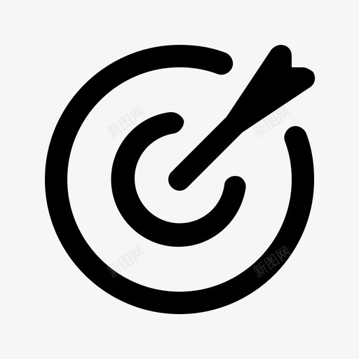 目标瞄准箭头图标svg_新图网 https://ixintu.com 各种 圆圈 目标 盾牌 瞄准 箭头 类型 防御