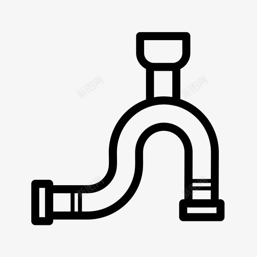 管道工业石油图标svg_新图网 https://ixintu.com 工业 石油 管道 自来水 运输