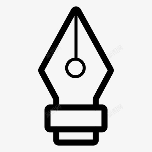 钢笔工具adobeillustrator图标svg_新图网 https://ixintu.com adobe illustrator photoshop 工具 笔尖 钢笔