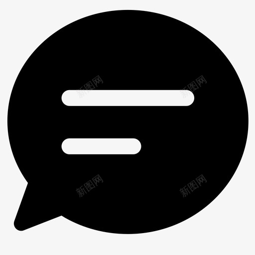 消息-面iconsvg_新图网 https://ixintu.com 消息-面icon