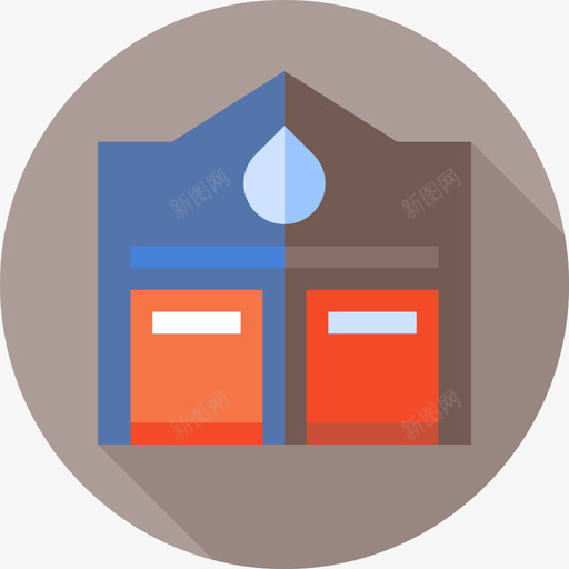 消防站城市元素40公寓图标svg_新图网 https://ixintu.com 元素 公寓 城市 消防