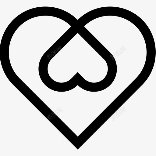 心脏婚礼168直系图标svg_新图网 https://ixintu.com 婚礼168 心脏 直系