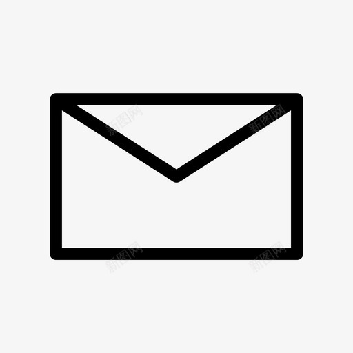 信纸信封信件图标svg_新图网 https://ixintu.com 信件 信封 信纸 留言