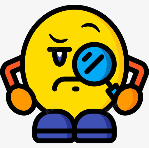 侦探表情人物4线性颜色图标svg_新图网 https://ixintu.com 侦探 线性颜色 表情人物4