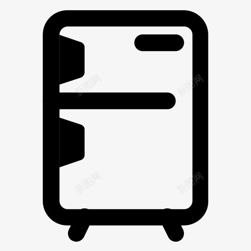 设施_冰箱_iconsvg_新图网 https://ixintu.com 设施_冰箱_icon