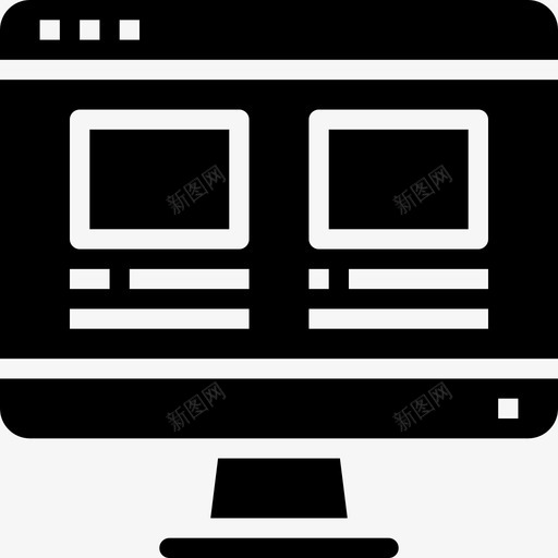 网页网站和windows界面1填充图标svg_新图网 https://ixintu.com windows 填充 界面 网站 网页