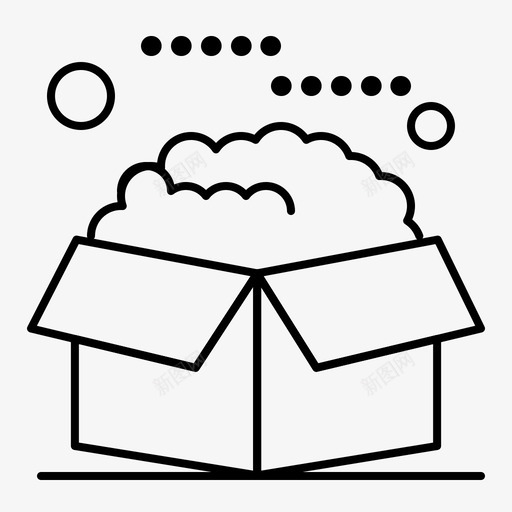 盒子打开包装图标svg_新图网 https://ixintu.com 产品 包装 思维 打开 服务 盒子 策略 设计 过程
