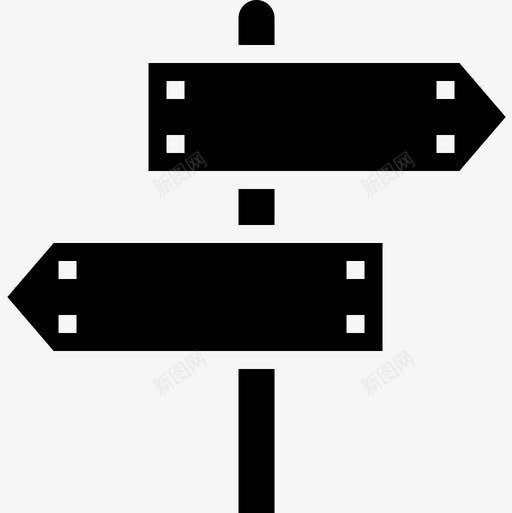 路标夏季76填充图标svg_新图网 https://ixintu.com 填充 夏季 路标