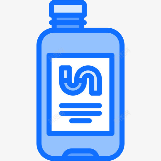 清洁工水管工14蓝色图标svg_新图网 https://ixintu.com 水管 清洁工 管工 蓝色