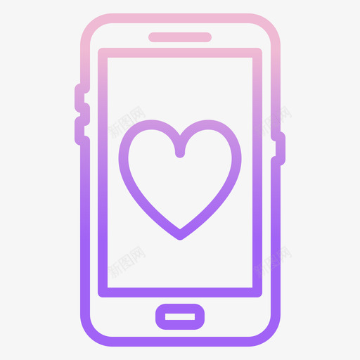 心脏保健15轮廓梯度图标svg_新图网 https://ixintu.com 保健 心脏 梯度 轮廓