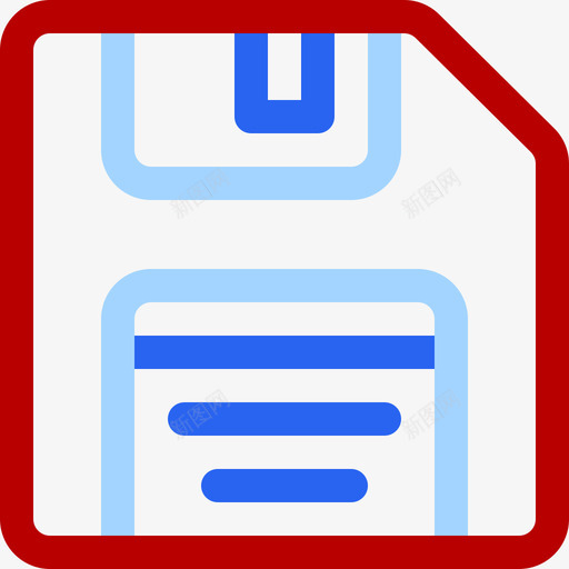 软盘web开发35线性彩色图标svg_新图网 https://ixintu.com web开发35 线性彩色 软盘