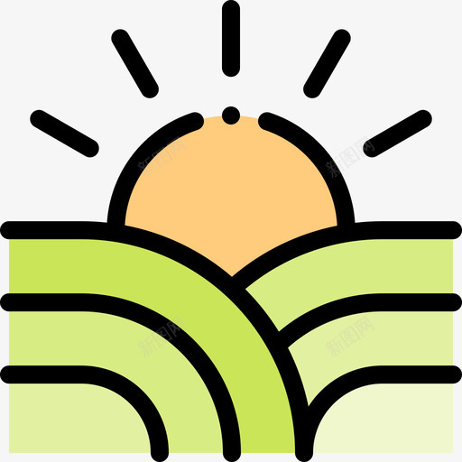农耕和园艺农耕和园艺11线性颜色图标svg_新图网 https://ixintu.com 农耕和园艺 农耕和园艺11 线性颜色