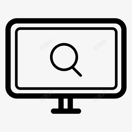 显示器计算机数据库图标svg_新图网 https://ixintu.com 技术 搜索 数据库 显示器 硬件 计算机