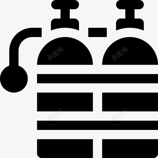 氧气罐夏季90充满图标svg_新图网 https://ixintu.com 充满 夏季90 氧气罐