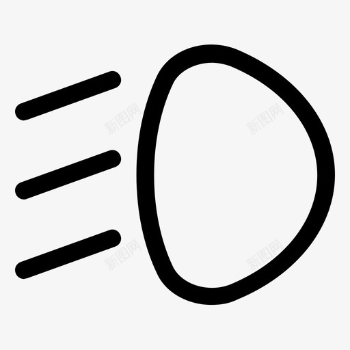 LED日间行车灯svg_新图网 https://ixintu.com LED日间行车灯