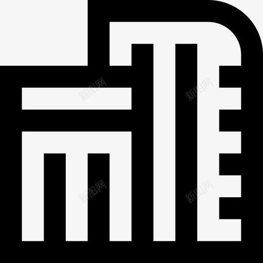 建筑物城市景观8线性图标svg_新图网 https://ixintu.com 城市景观8 建筑物 线性