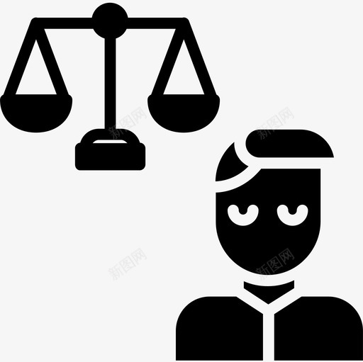 法官法律与犯罪2可靠图标svg_新图网 https://ixintu.com 可靠 法官 法律 犯罪