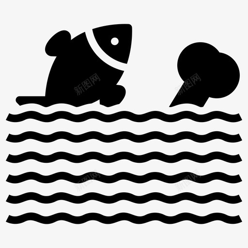 水污染向量脏水污染水图标svg_新图网 https://ixintu.com 向量 图标 地下水 字形 有毒 水污染 污染 相关 脏水