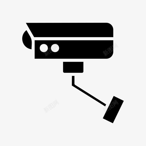 闭路电视电子保安图标svg_新图网 https://ixintu.com 保安 技术 摄像机 电子 监控 闭路电视