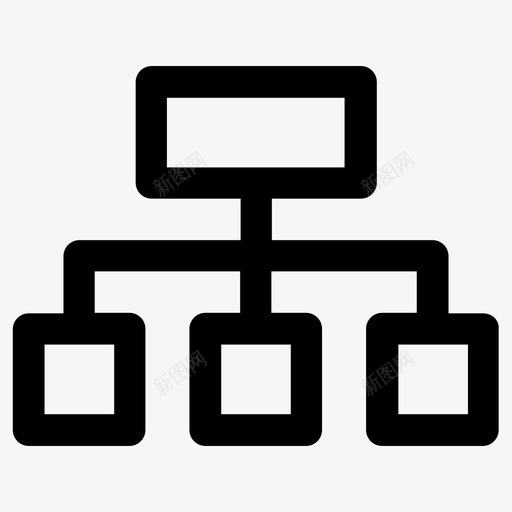 站点地图流程图层次结构图标svg_新图网 https://ixintu.com 地图 层次 工作流 流程图 站点 结构 网络