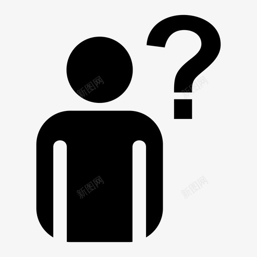 失踪迷路人图标svg_新图网 https://ixintu.com 人 失踪 搜索 迷路