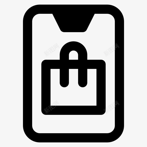 电子商务箱包互联网图标svg_新图网 https://ixintu.com 互联网 电子商务 电子商务扎实 移动 箱包 购物