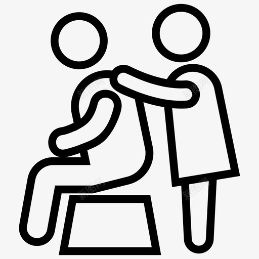 spa肩部按摩身体治疗沙龙服务图标svg_新图网 https://ixintu.com spa服务 spa肩部按摩 沙龙服务 理疗 美容院线向量图标集 肩部按摩 身体治疗