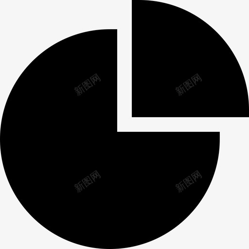 饼图业务332已填充图标svg_新图网 https://ixintu.com 业务 填充 饼图