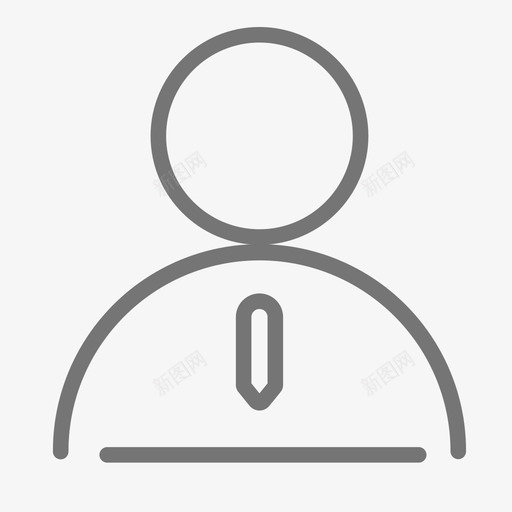 我的-未点击态svg_新图网 https://ixintu.com 我的-未点击态 底部导航栏icon